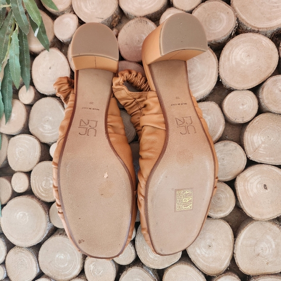 NWOB Ulla Johnson Alia Ruched Leather Slingback Pumps - Picture 4 of 6